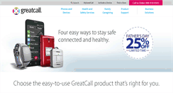 Desktop Screenshot of greatcall.com